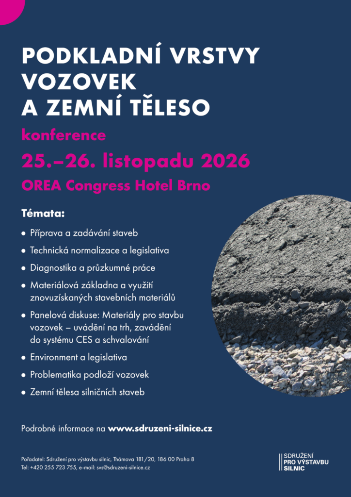 Konference Podkladní vrstvy vozovek a zemní těleso